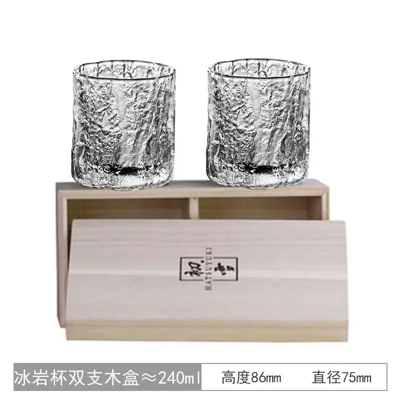 Whiskey Glasses 8oz Old Fashioned Cups Cocktail Rocks Glasses with Coasters and Luxury Box Crystal Tumblers for Scotch, Bourb by All Mart Bristol Ltd