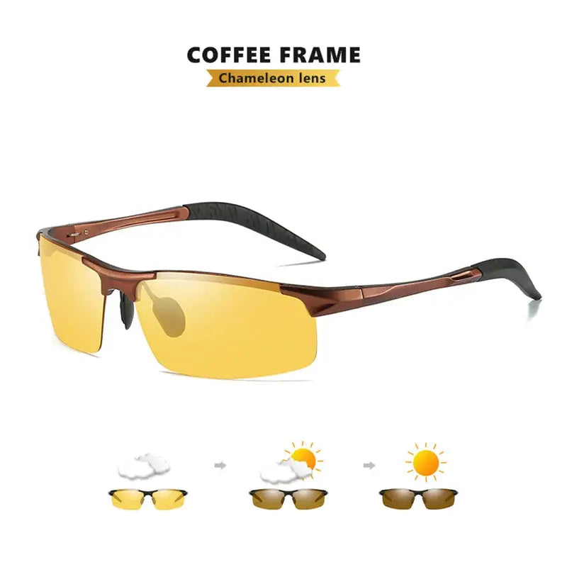 Top Anti-glare Day Night Vision Glasses For Driving Men Polarized Sunglasses Photochromic Driver Goggles Glasses zonnebril heren by All Mart Bristol Ltd