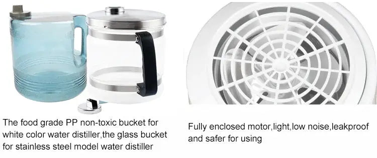 DMWD Pure Water Distiller 4L Dental Distilled Water Machine Filter Stainless Steel Electric Distillation Purifier Jug 110V 220V by All Mart Bristol Ltd