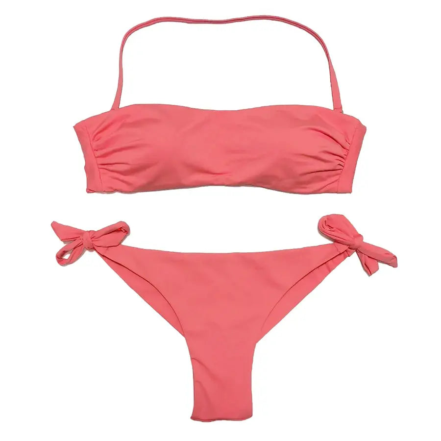 EONAR Bikini 2025 Solid Women Swimsuit Brazilian Cut Bottom Bikini Set Push Up Swimwear Femme Bathing Suits Sport Beach Wear by All Mart Bristol Ltd