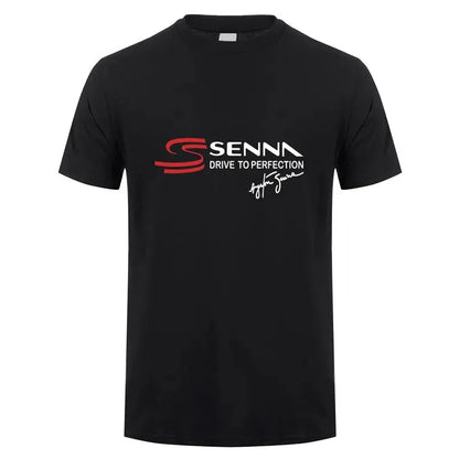 New Hero Ayrton Senna T Shirt Men Short Sleeve Cotton T-shirts Funny Cool Man Tshirt by All Mart Bristol Ltd