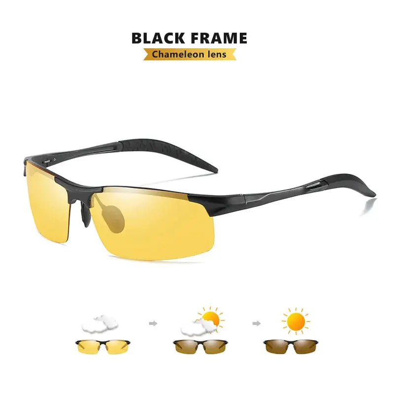 Top Anti-glare Day Night Vision Glasses For Driving Men Polarized Sunglasses Photochromic Driver Goggles Glasses zonnebril heren by All Mart Bristol Ltd