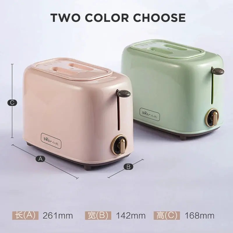Electric 2-Slice Bread Toaster with Adjustable Browning Control by All Mart Bristol Ltd