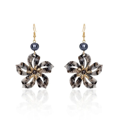 Hawaiian Acrylic Australia Designer Earrings Earring Accessories African Polynesian Jewelry Earring Women's Earrings for Women by All Mart Bristol Ltd