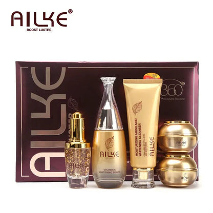 AILKE Whitening Skin Care Set, Reduce Wrinkles, Dark Spots, Even Skin Tone, Women Beauty Cosmetics for All Skin Types by All Mart Bristol Ltd