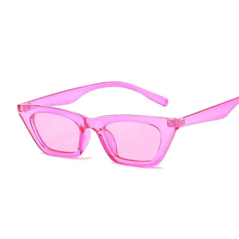 Vintage Cat Eye Sunglasses Woman Retro Shades Black Sun Glasses Female Fashion Small Frame Mirror Square Oculos De Sol by All Mart Bristol Ltd