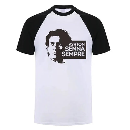 New Hero Ayrton Senna T Shirt Men Short Sleeve Cotton T-shirts Funny Cool Man Tshirt by All Mart Bristol Ltd