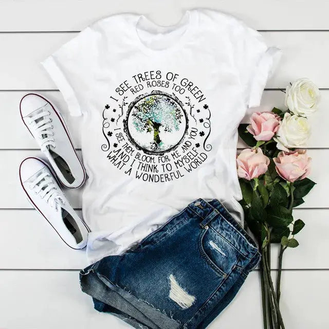 Summer New 90 ’s Leopard Heartbeat Short Sleeve Print Clothing Women's T-Shirt Harajuku Graphic Clothing Women's Top,Drop Ship by All Mart Bristol Ltd