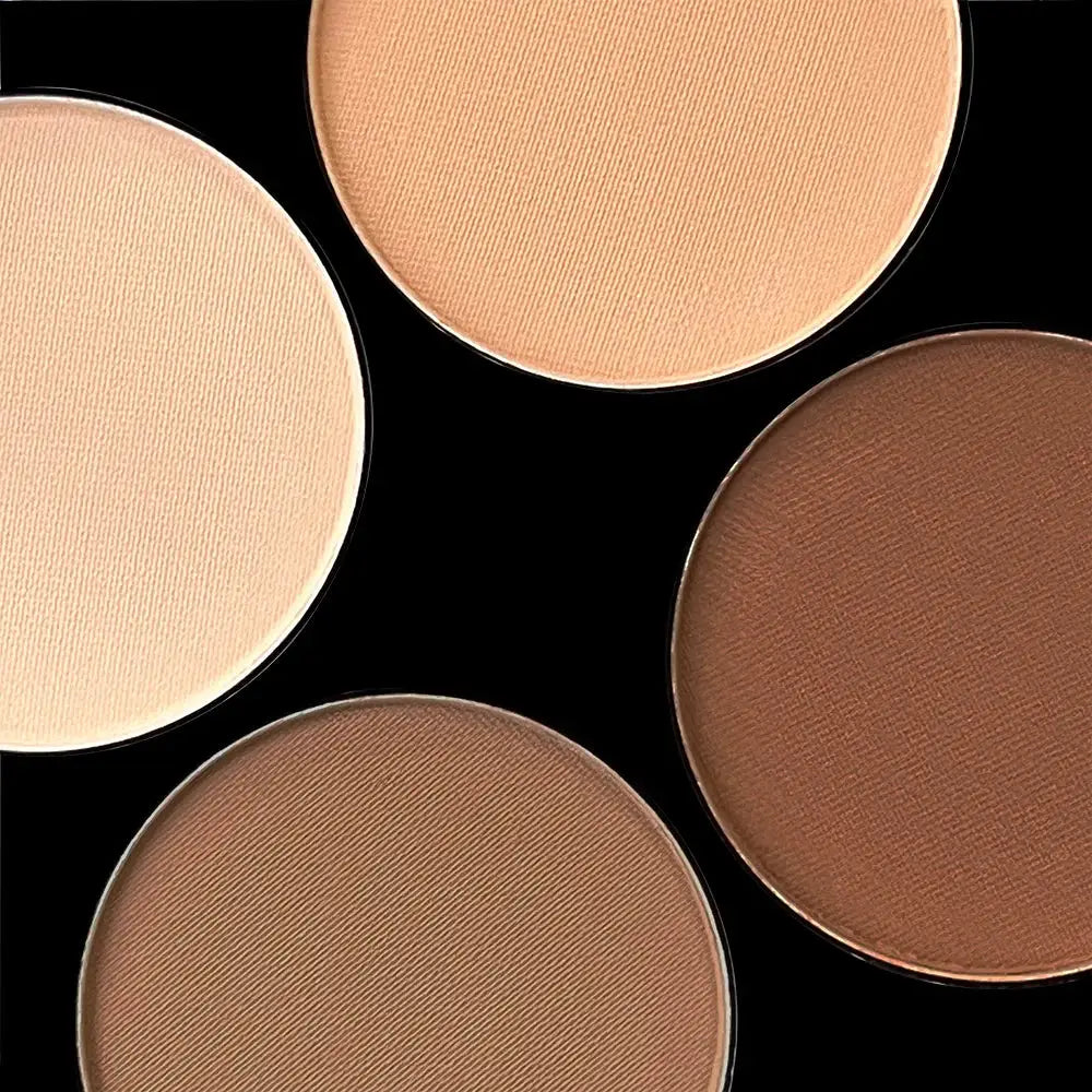 Highlight Contouring Powder Palette With Brush by Cashymart