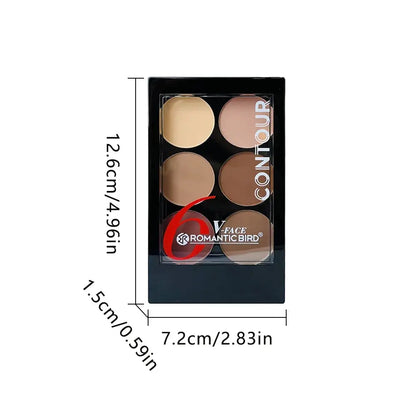 Highlight Contouring Powder Palette With Brush by Cashymart