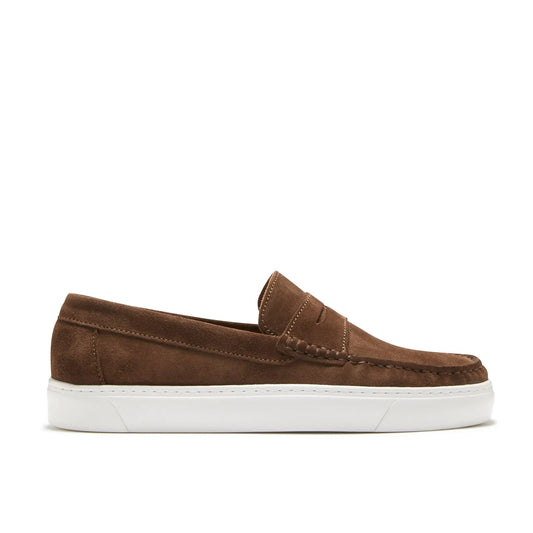 Slip-on Sneaker Loafers, brown suede by Hugs & Co.