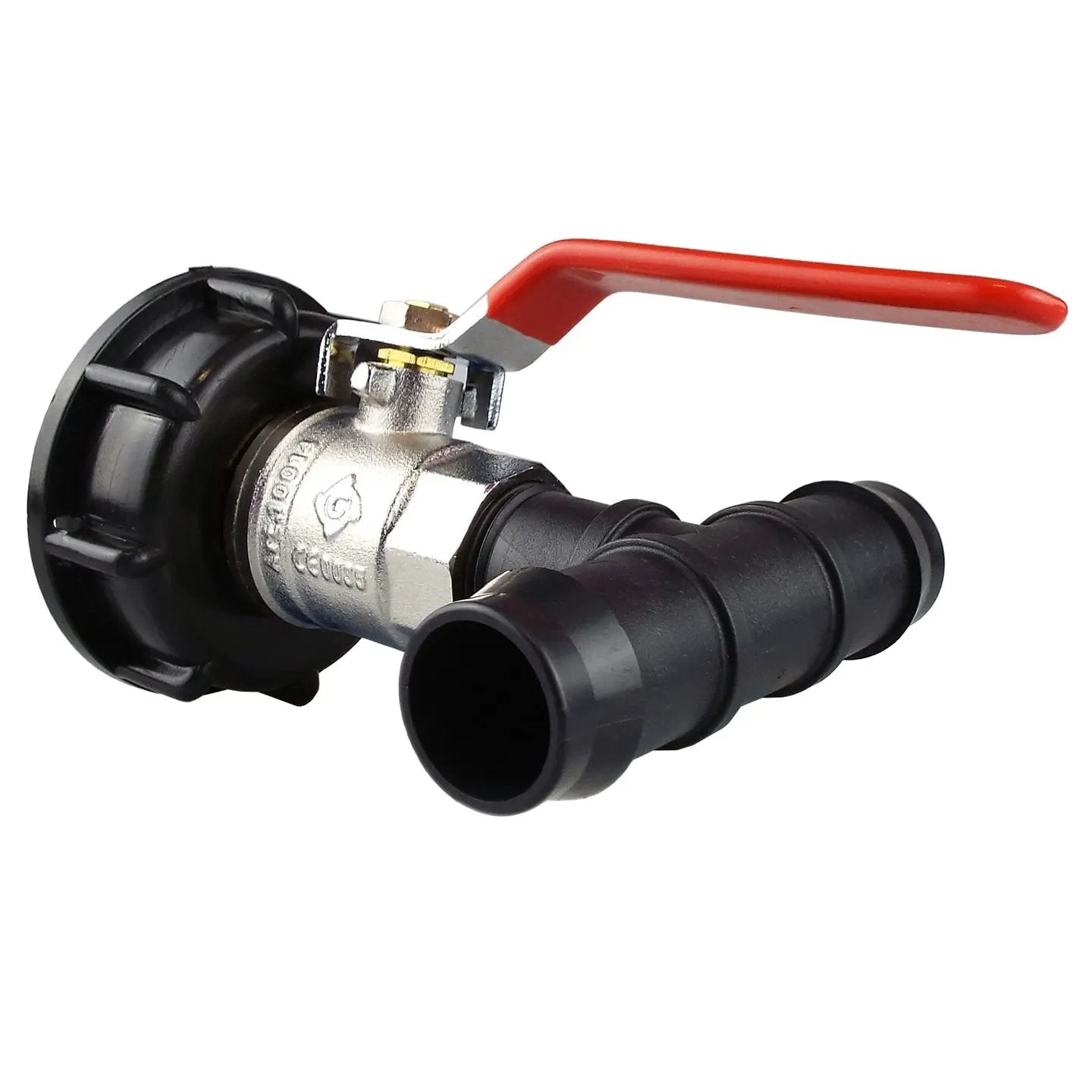IBC 2” S60X6 Cap with Lever Valve and 19mm Barbed Tee by AP Supplies