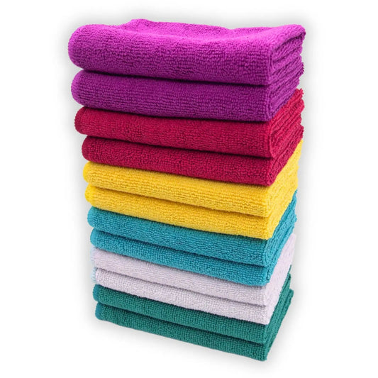 IGADCloth Set of Modern Multicolor Microfiber cloths 40x30cm 250 gsm by IGADCloth