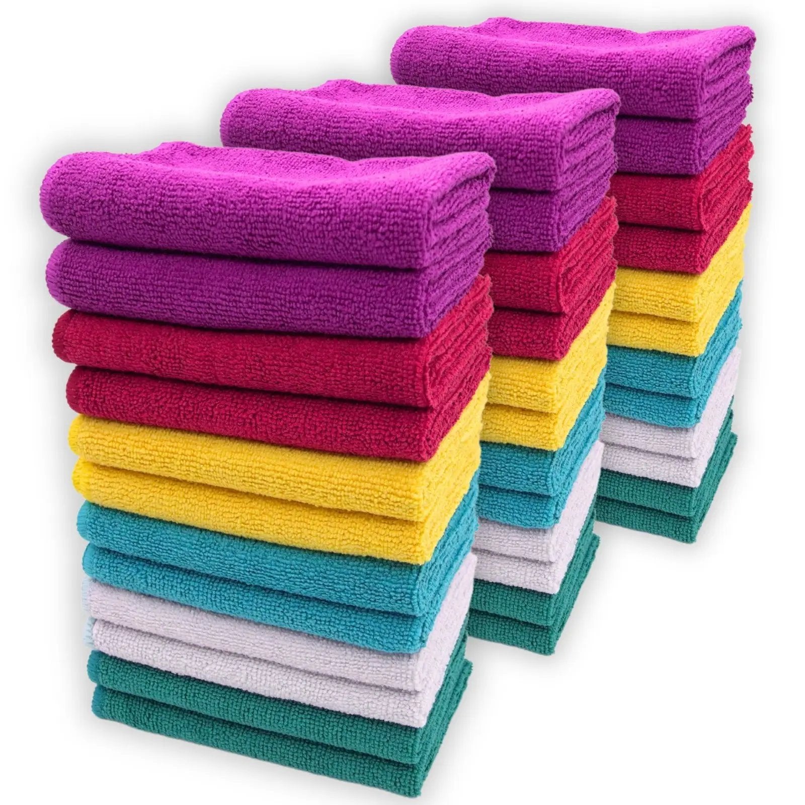 IGADCloth Set of Modern Multicolor Microfiber cloths 40x30cm 250 gsm by IGADCloth