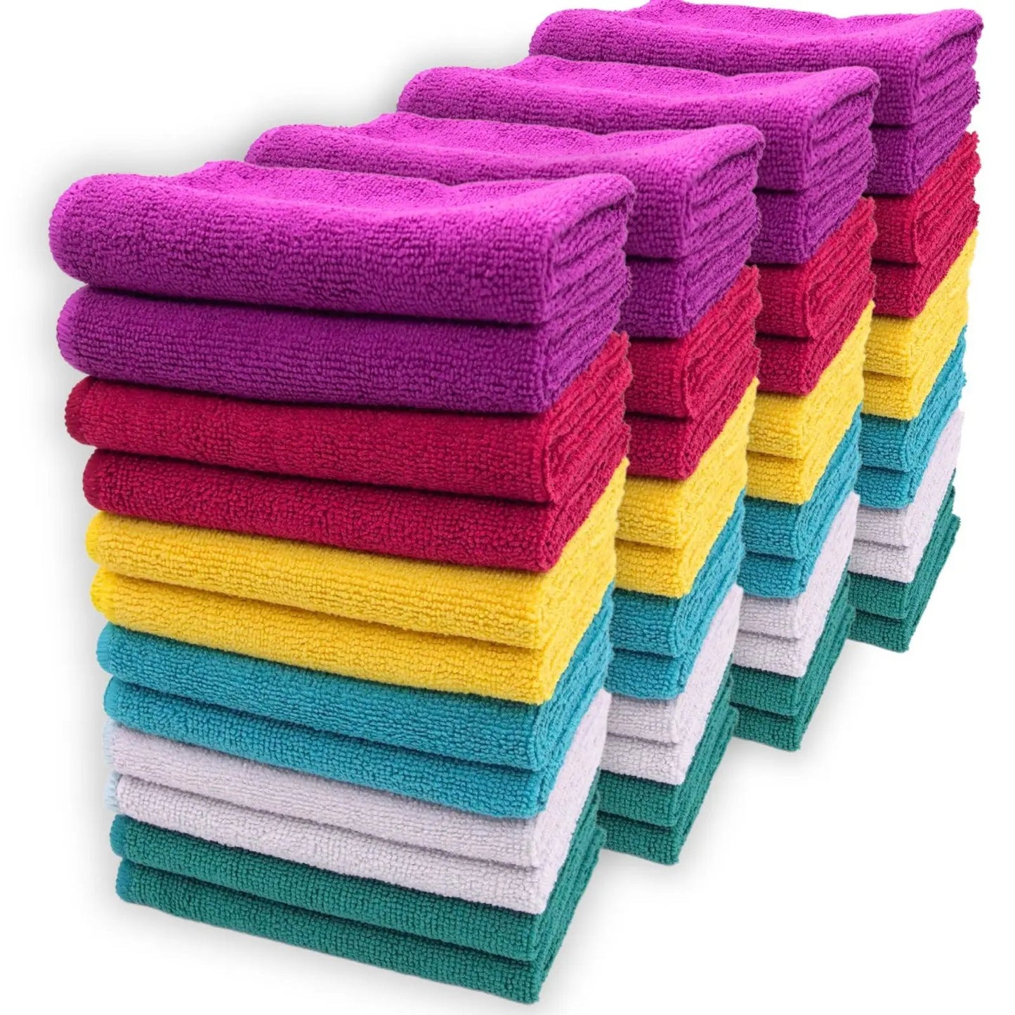 IGADCloth Set of Modern Multicolor Microfiber cloths 40x30cm 250 gsm by IGADCloth