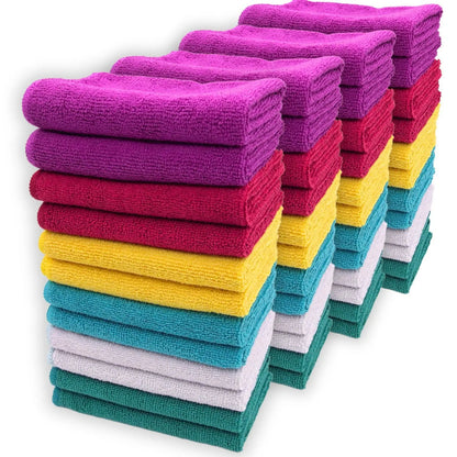 IGADCloth Set of Modern Multicolor Microfiber cloths 40x30cm 250 gsm by IGADCloth