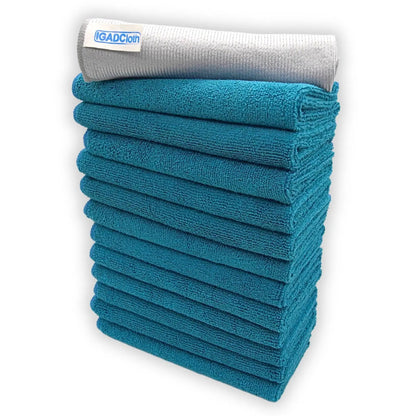 IGADCloth Sets of 12 Microfiber cloths 350gsm 40x40cm by IGADCloth