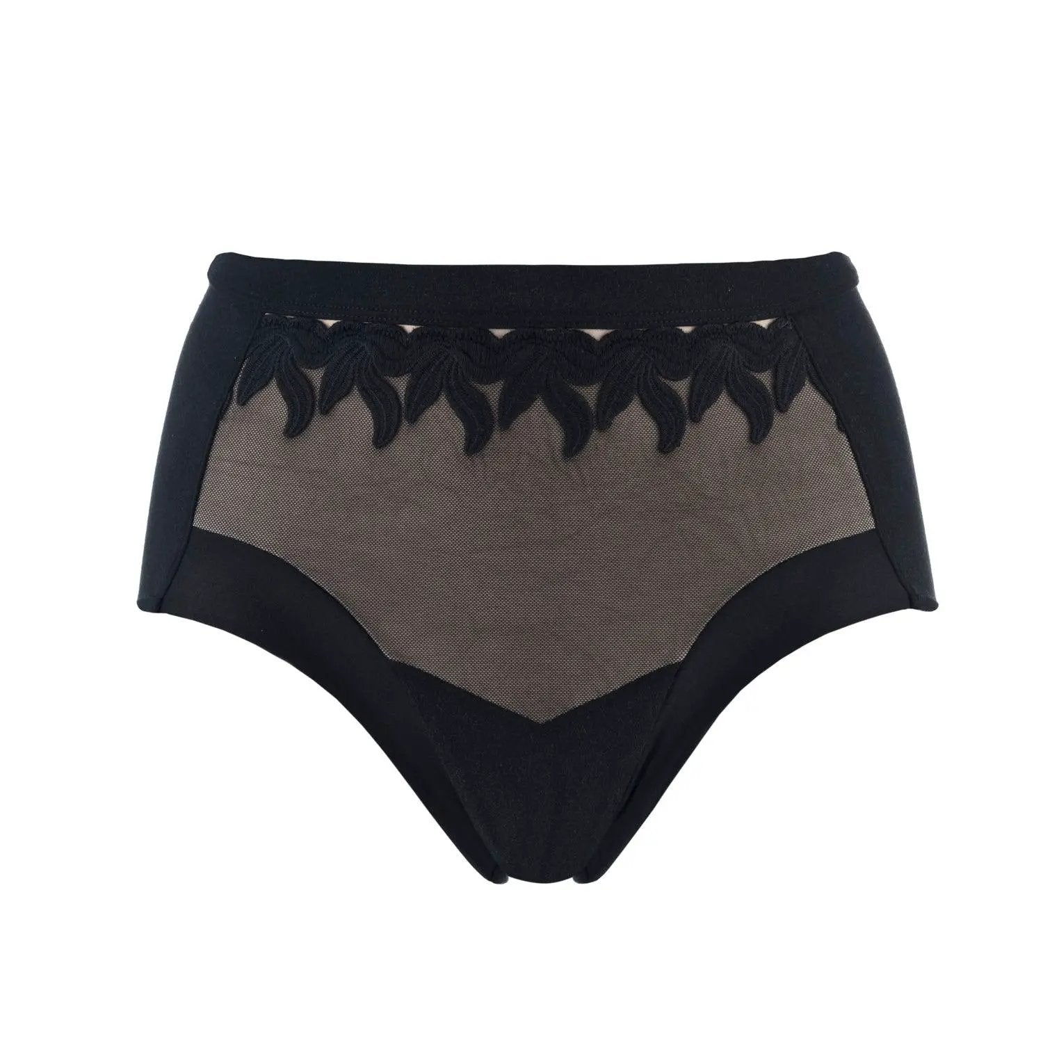Ornate- Silk & Organic Cotton Full Brief by Juliemay Lingerie