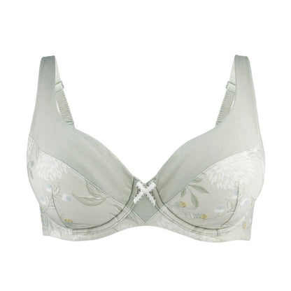 Valentina- Silk & Organic Cotton Underwired Full Cup Support Bra by Juliemay Lingerie
