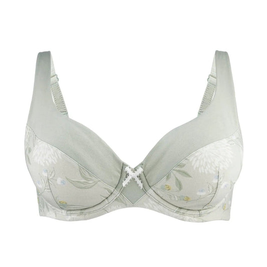 Valentina- Silk & Organic Cotton Underwired Full Cup Support Bra by Juliemay Lingerie