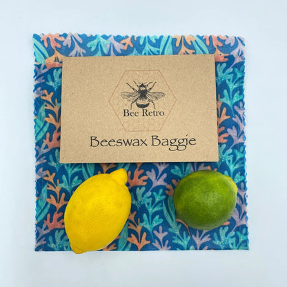 Beeswax Baggie Sandwich size by BeeRetro Beeswax Food Wraps