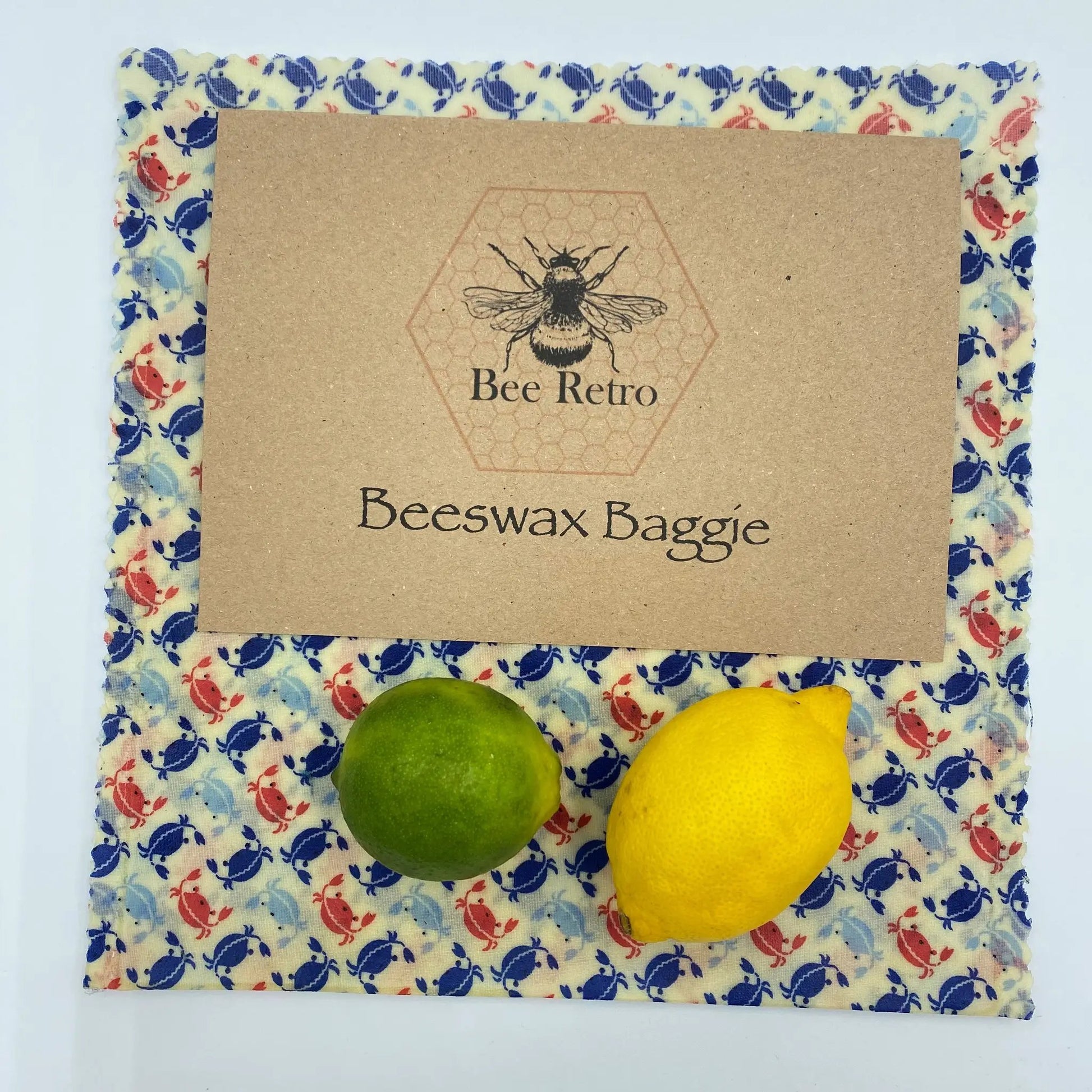 Beeswax Baggie Sandwich size by BeeRetro Beeswax Food Wraps