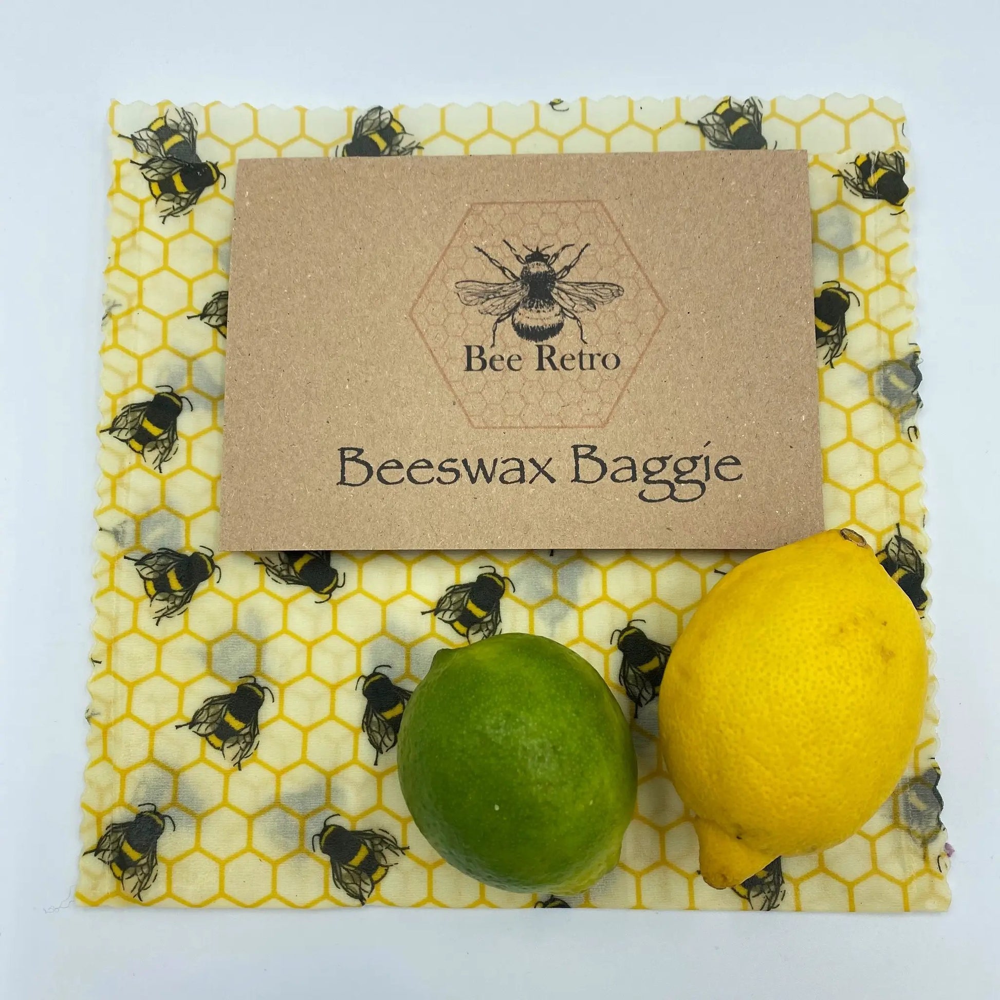 Beeswax Baggie Sandwich size by BeeRetro Beeswax Food Wraps