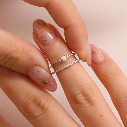 Big Cubic Layered Ring by Nabi London