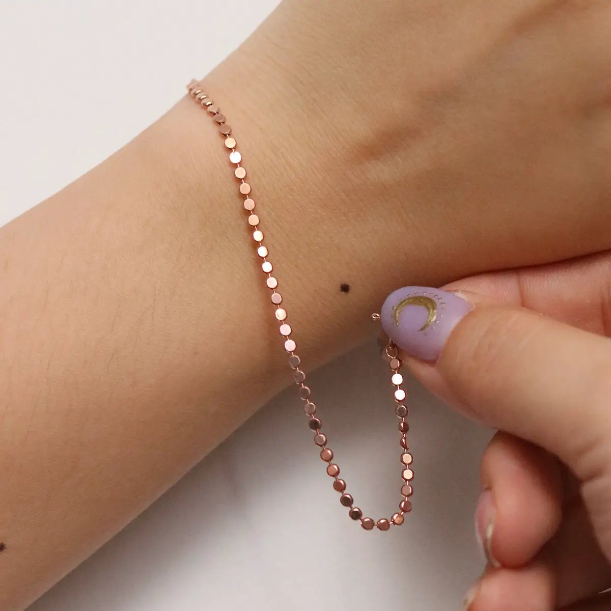 Dot heart bracelet by Nabi London