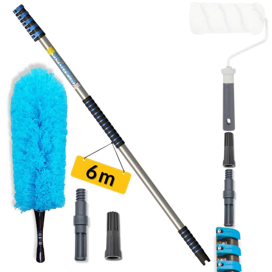 IGADPole – Dust and Cobweb Duster, 6m Telescopic Pole by IGADPole