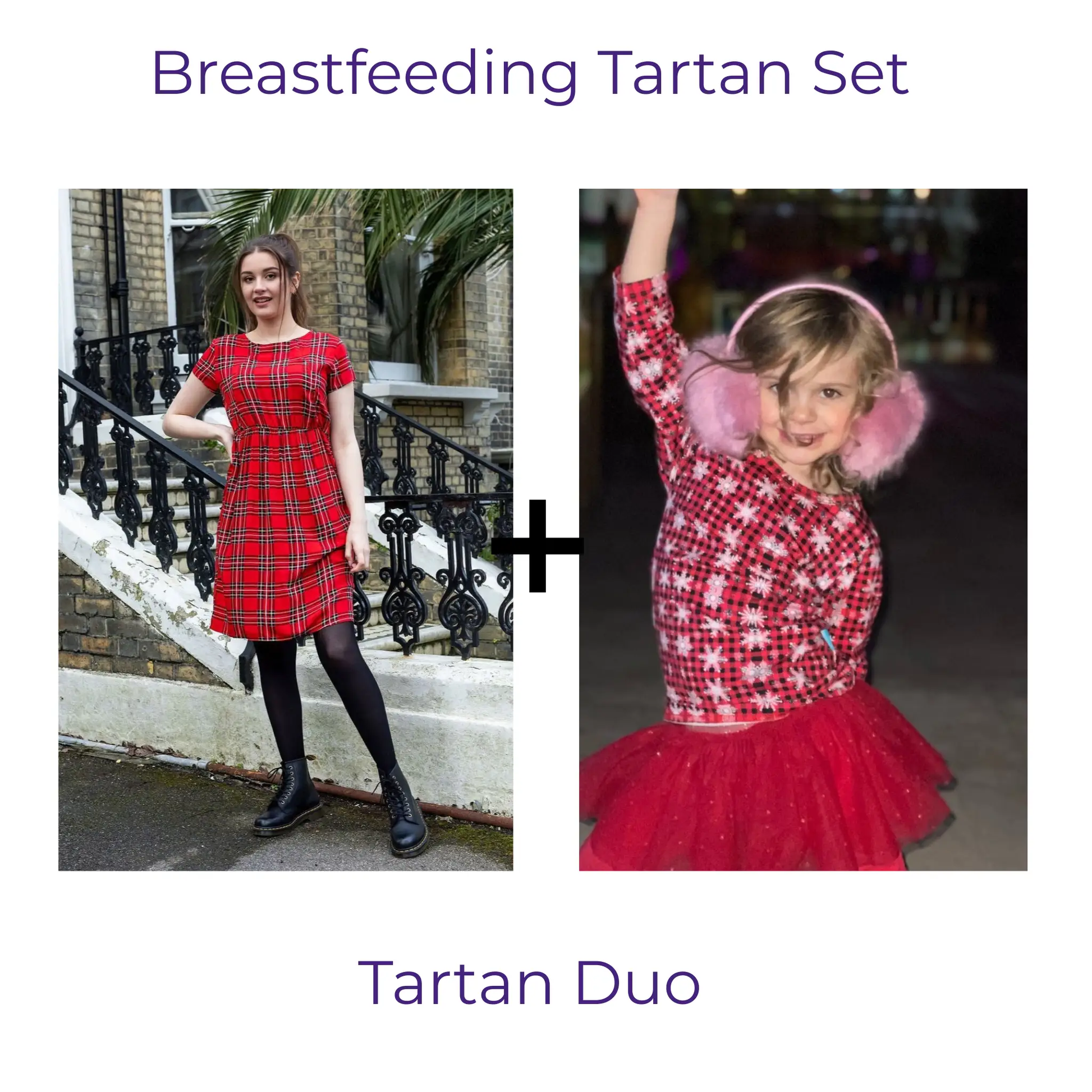 Tartan Mum and Me Bundle by MilkyMoon