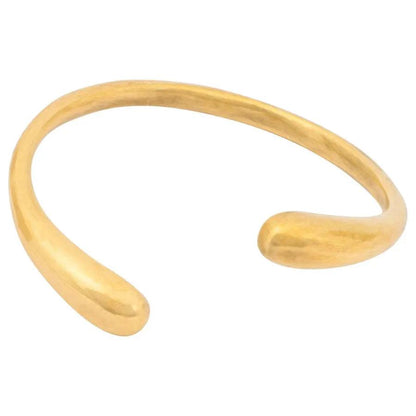 Jelani Twisted Recycled Brass Bangle by Paguro Upcycle