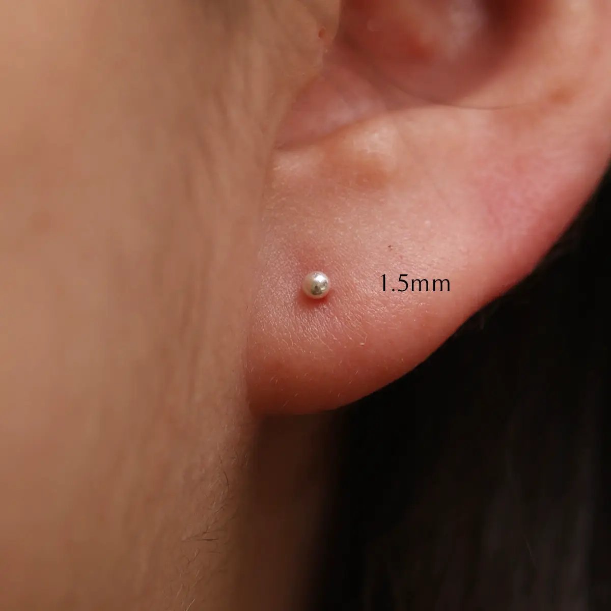 Simple ball stud earrings by Nabi London