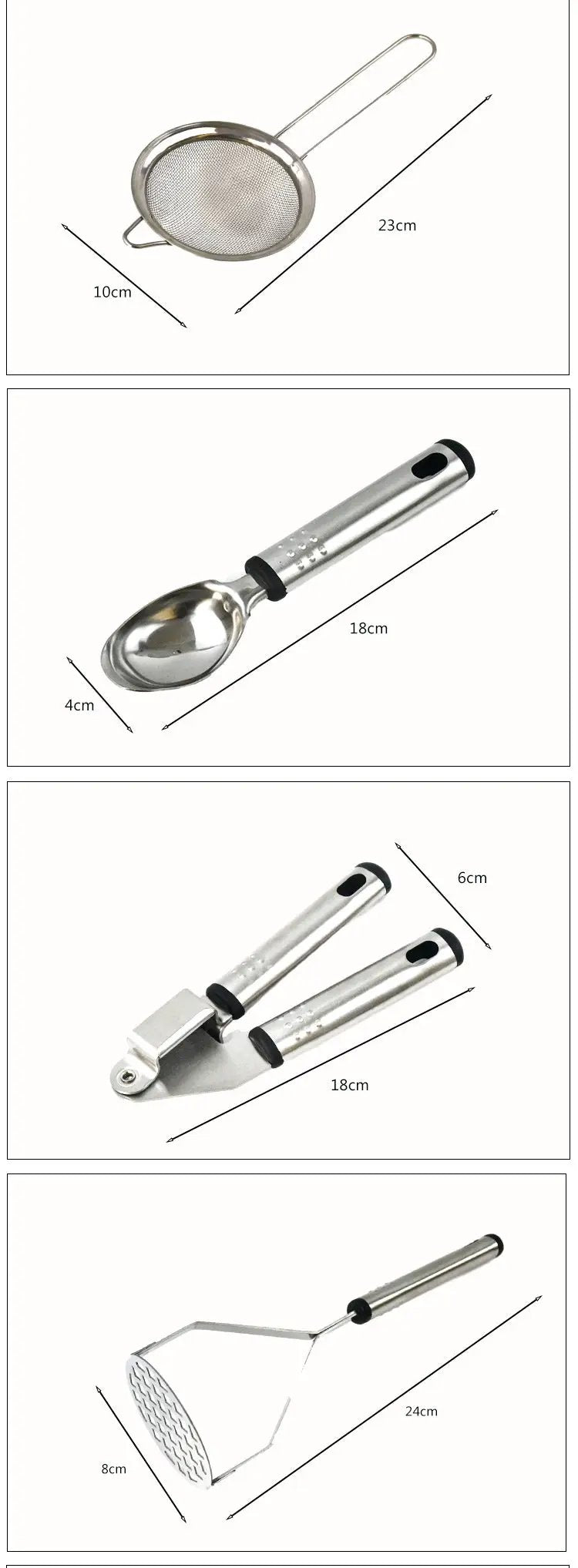 Light Luxury Nylon Kitchen Utensils Set by Cashymart