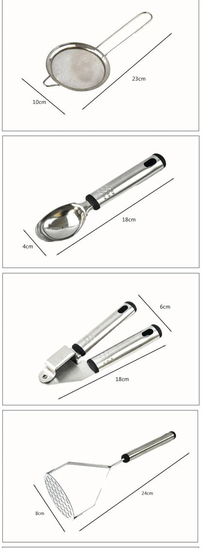 Light Luxury Nylon Kitchen Utensils Set by Cashymart