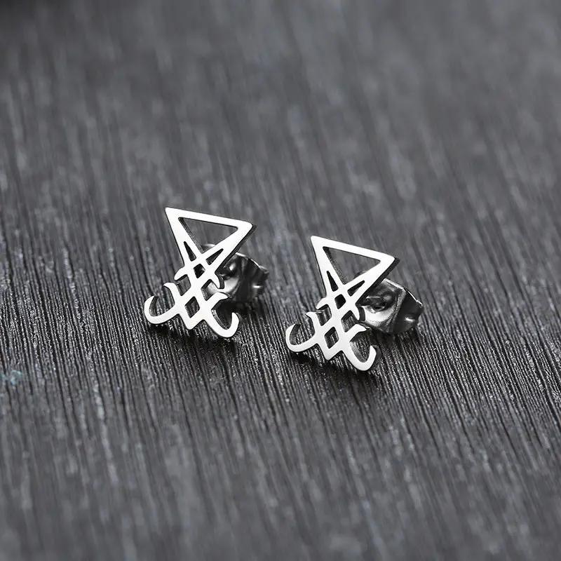 Lucifer Stud Earrings by Darkstorm