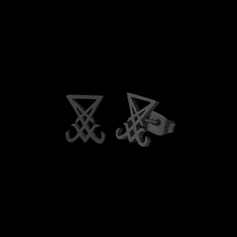 Lucifer Stud Earrings by Darkstorm
