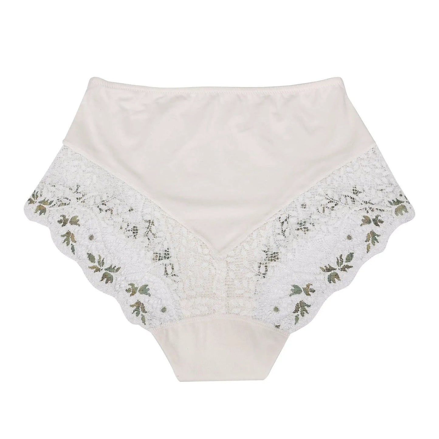 Nova - High Waisted Silk & Organic Cotton Full Brief by Juliemay Lingerie