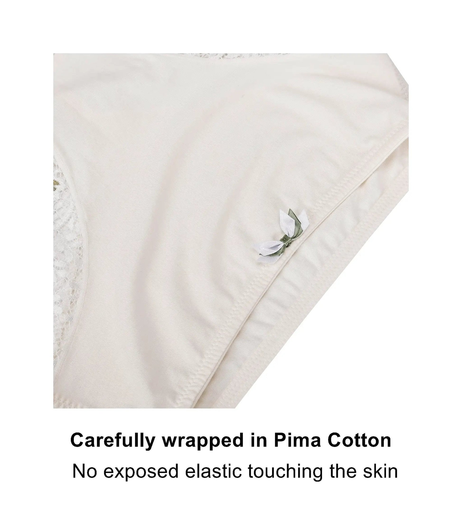 Nova - High Waisted Silk & Organic Cotton Full Brief by Juliemay Lingerie
