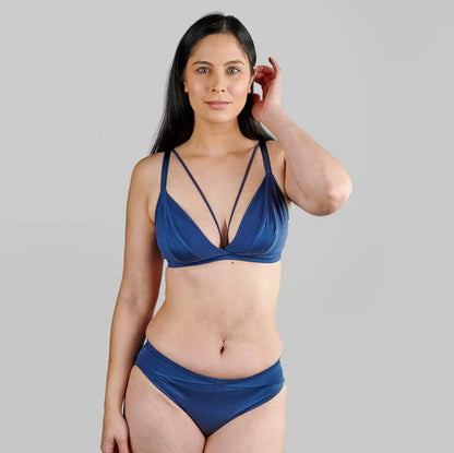 Hope - Silk & Organic Cotton Bralette by Juliemay Lingerie