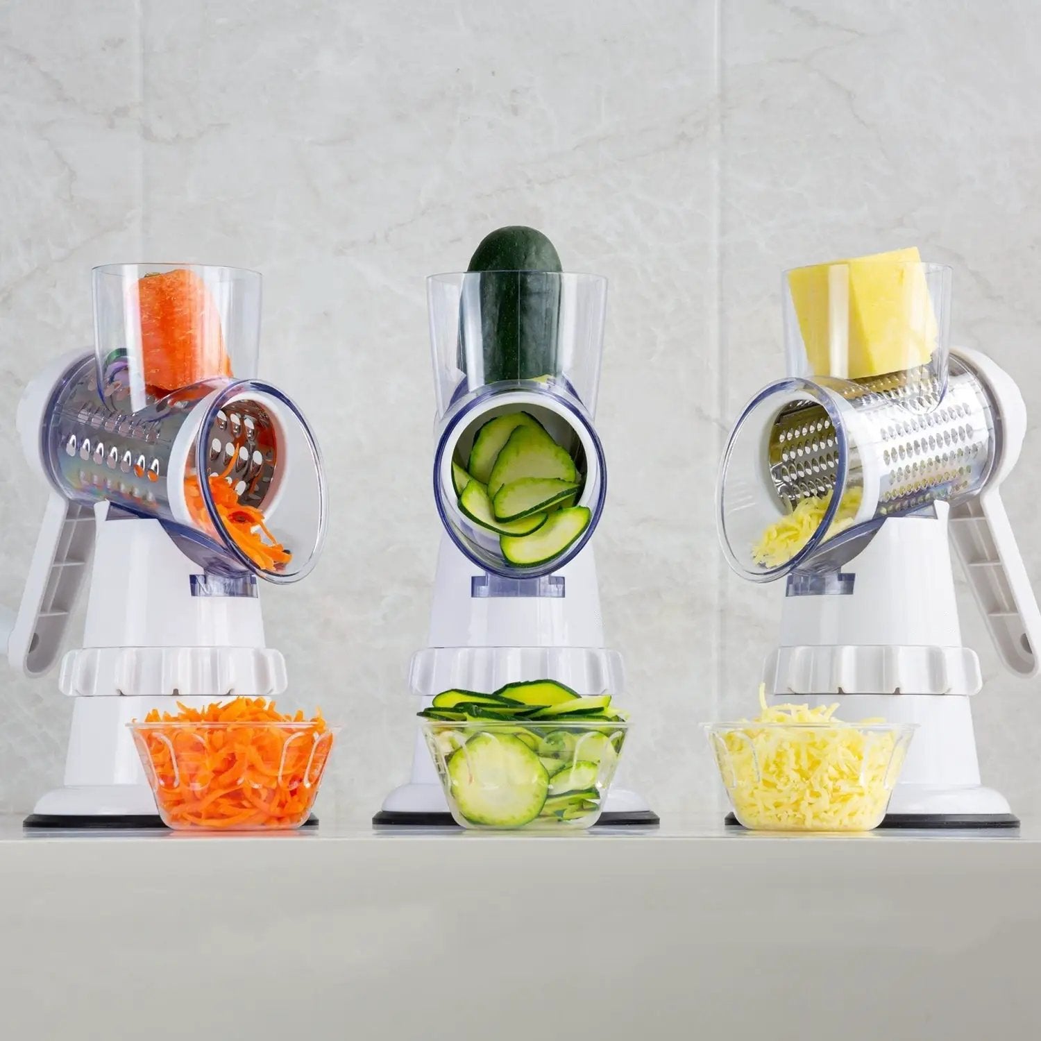 Manual Spiralizer and Grater by Cashymart