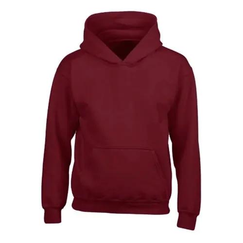 Kids Urban Road Plain Hoodie by Urban Road