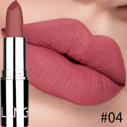 Matte Silver Long-Lasting Lipstick by Cashymart