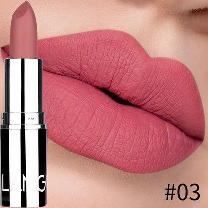 Matte Silver Long-Lasting Lipstick by Cashymart