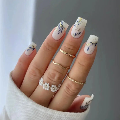 Mid Long Pink Leopard Press-On Nails with Bow by Cashymart