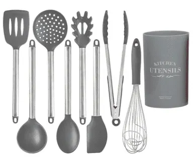 Modern and Simple Silicone Kitchen Utensil and Appliance Set by Cashymart