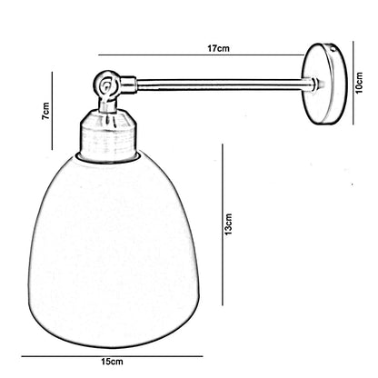 Modern red colour creative personality Metal Wall Light Lamp Shades~2212 by LEDSone