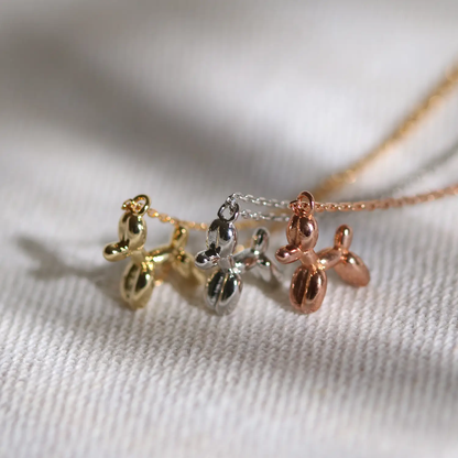 Balloon dog necklace by Nabi London