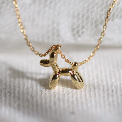 Balloon dog necklace by Nabi London