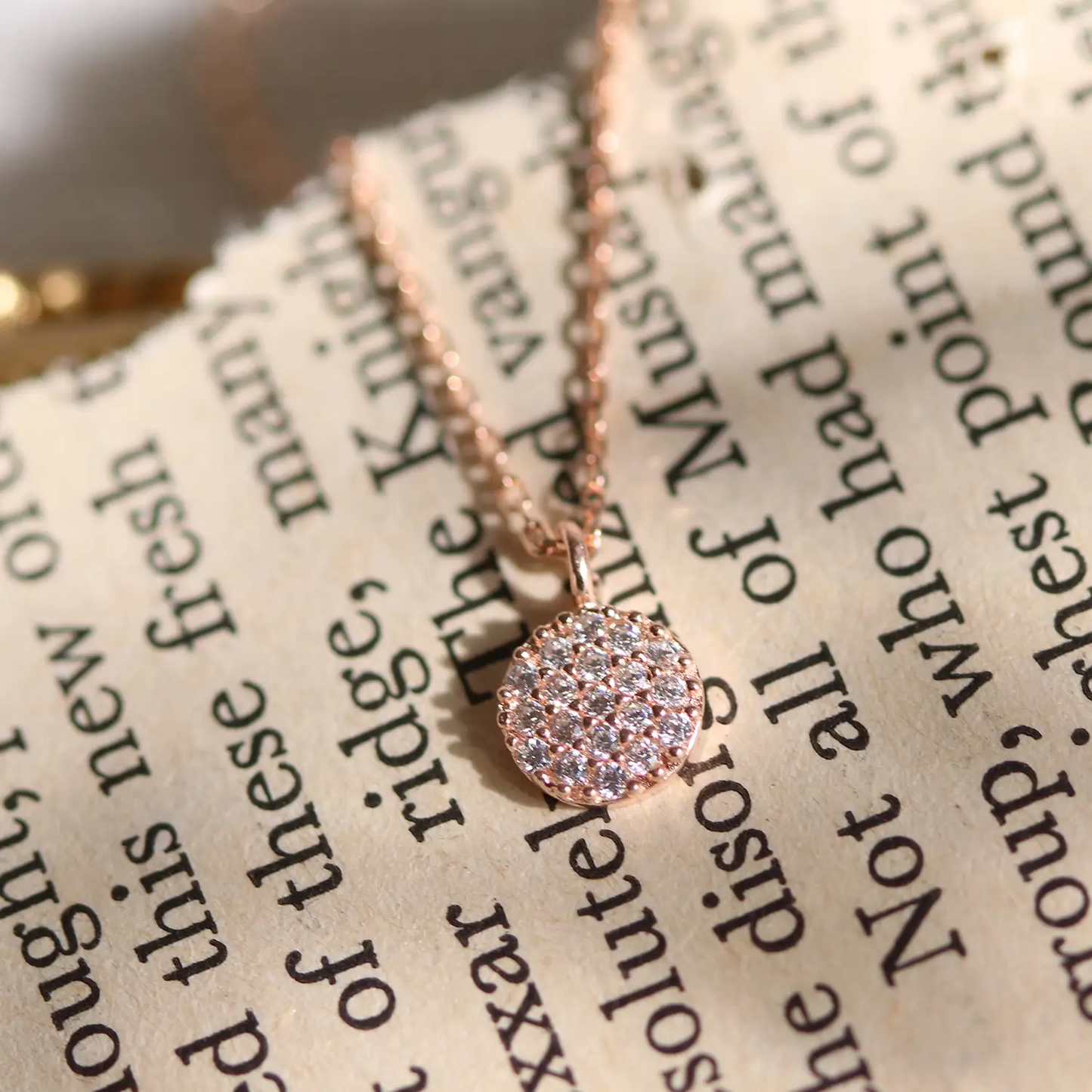 Circle cubic pendant necklace by Tiffany
